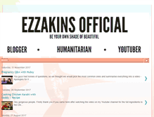 Tablet Screenshot of ezzakinsofficial.com